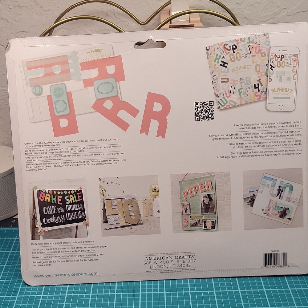 We R Memory Keepers Alphabet Punch Board - Picture 2 of 2